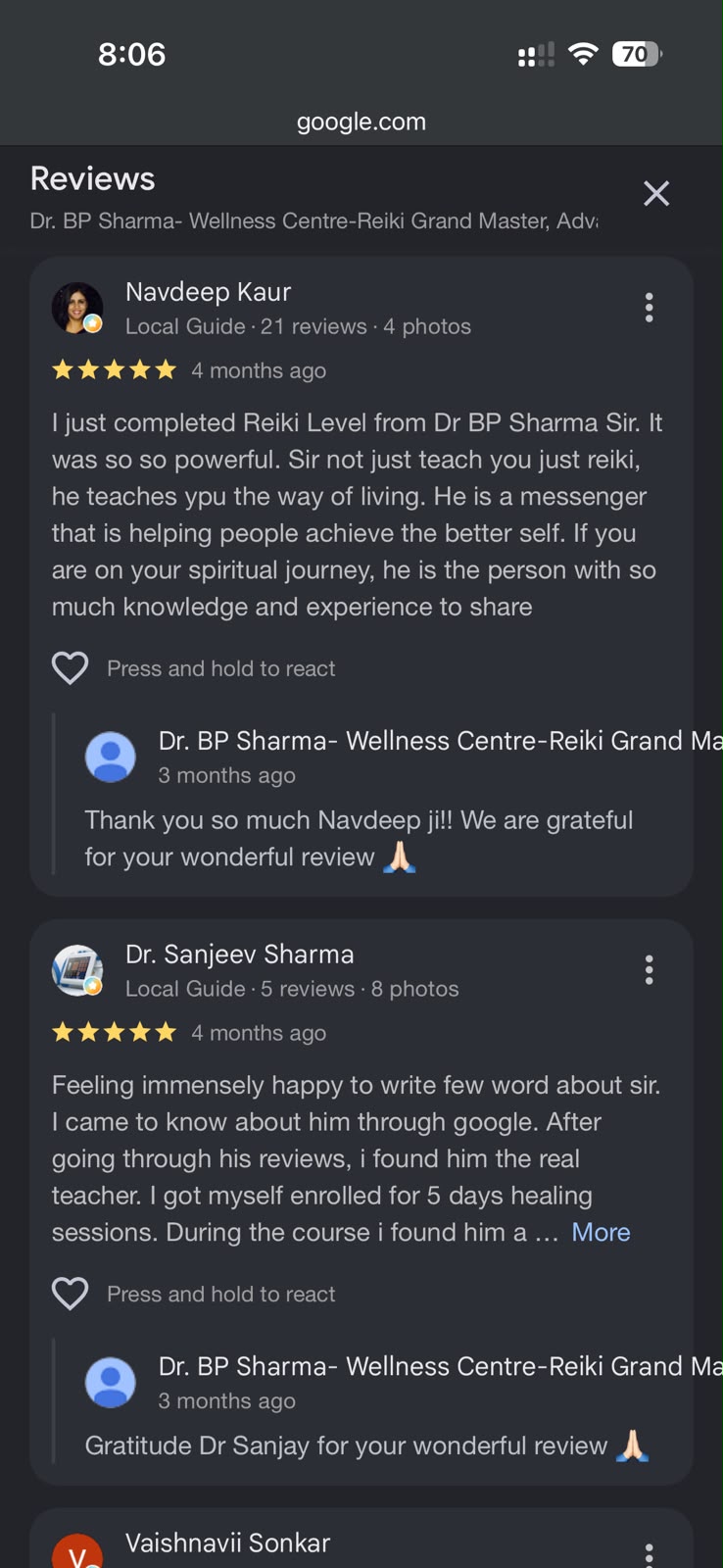 Patient Review - Heart The Healer